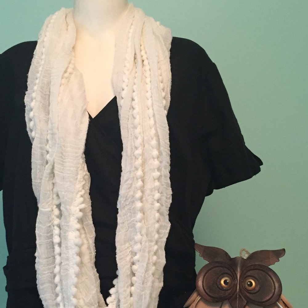Vintage Boho Chic Scarf / Wrap – Earthy Artisan Treasure